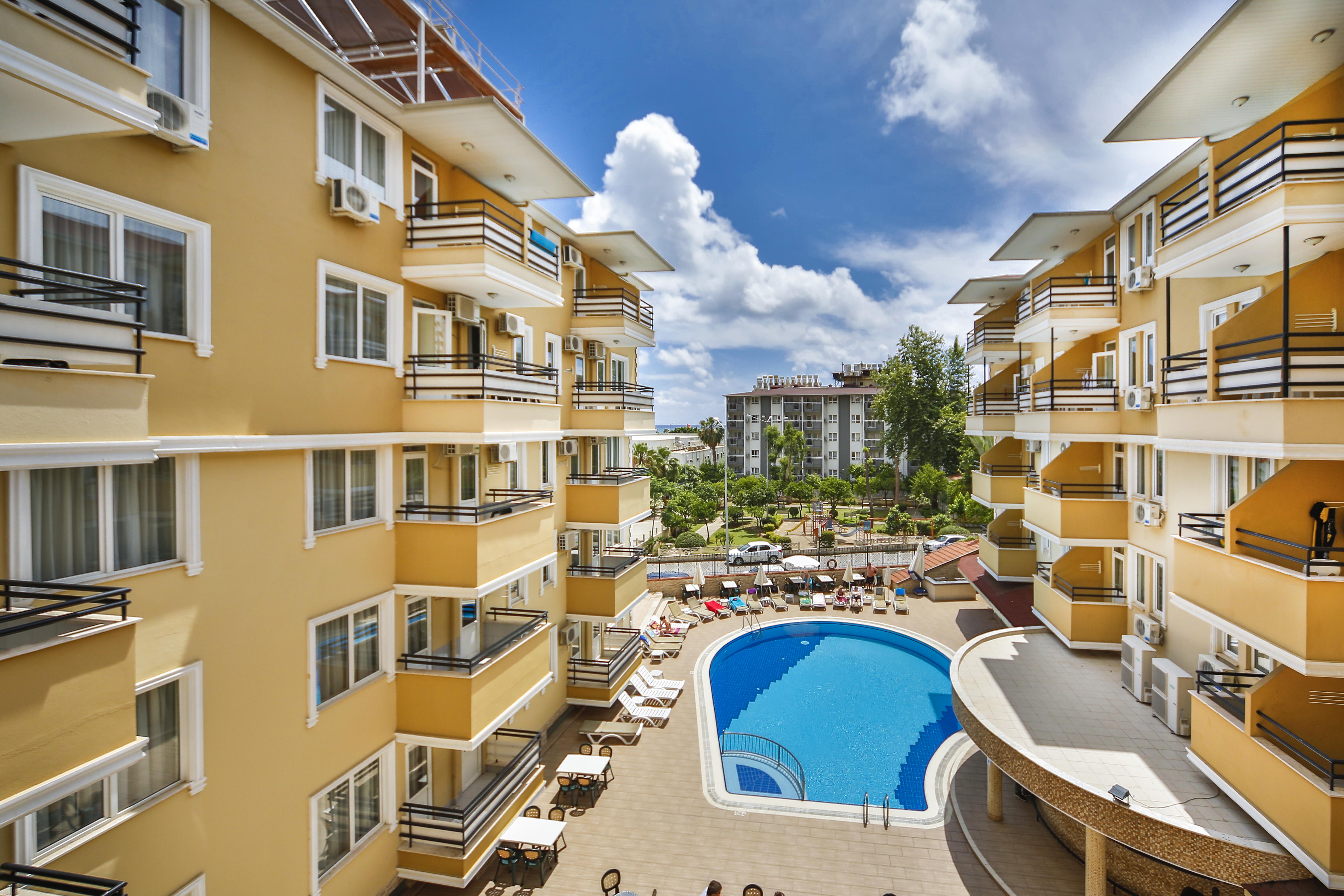 Kleopatra Aydin Hotel Алания Экстерьер фото